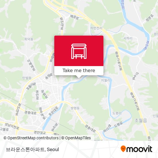 브라운스톤아파트 map
