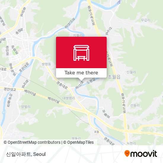 신일아파트 map