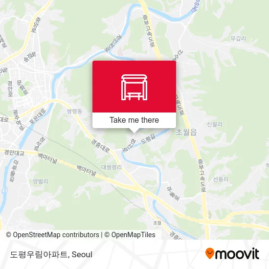 도평우림아파트 map