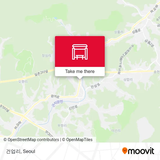건업리 map