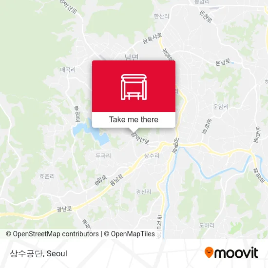 상수공단 map