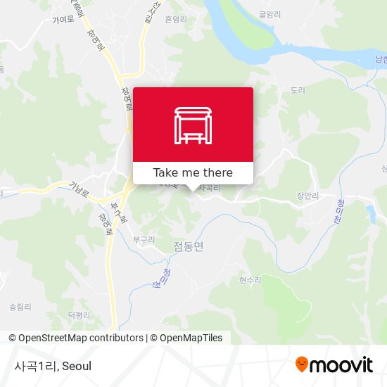 사곡1리 map