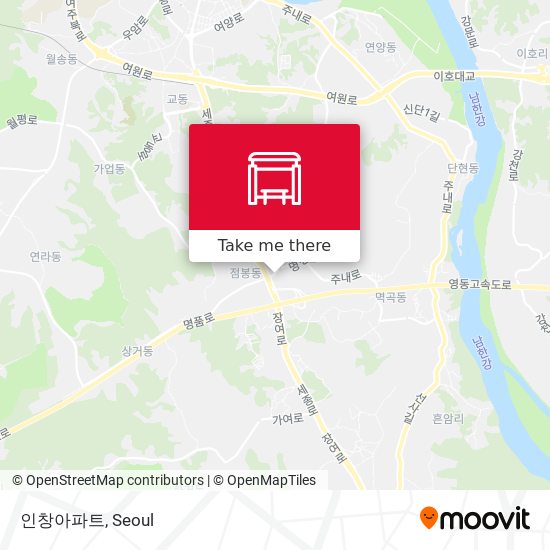 인창아파트 map