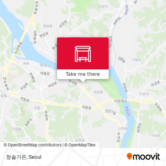 청솔가든 map