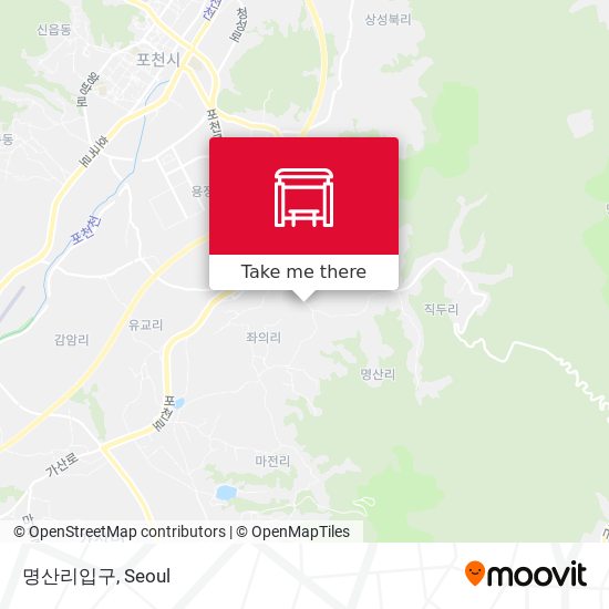 명산리입구 map