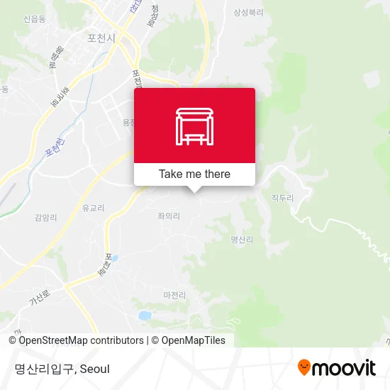 명산리입구 map