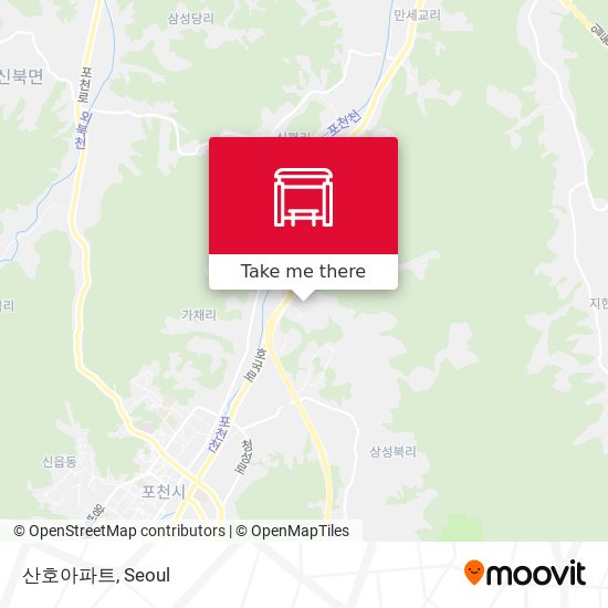 산호아파트 map