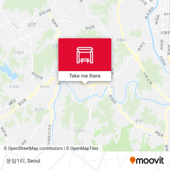 운암1리 map
