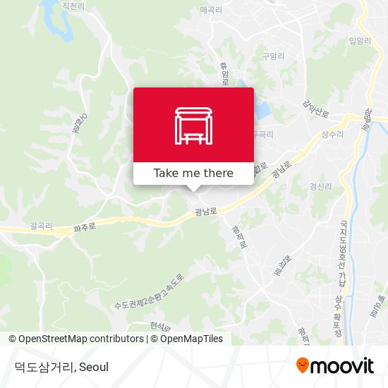 덕도삼거리 map