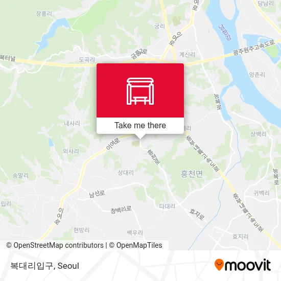 복대리입구 map