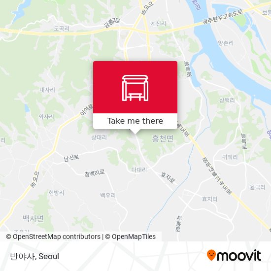 반야사 map