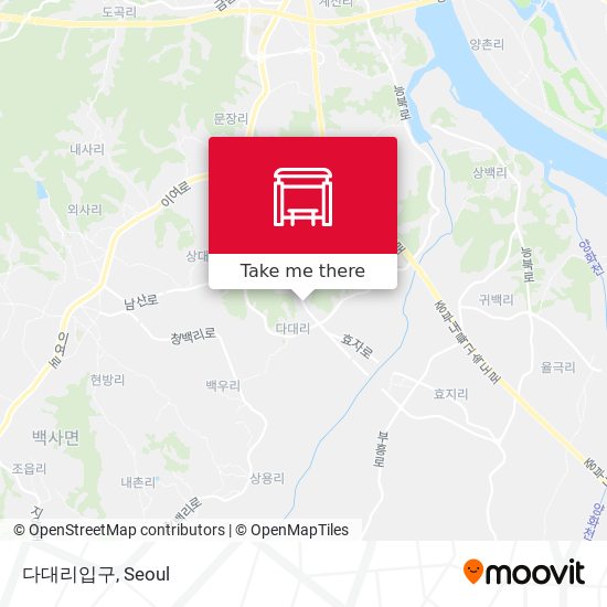 다대리입구 map