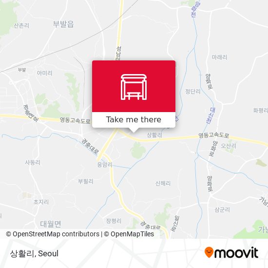 상활리 map
