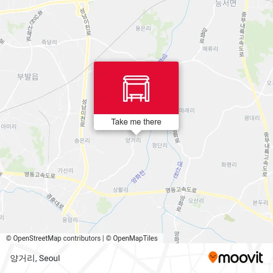 양거리 map