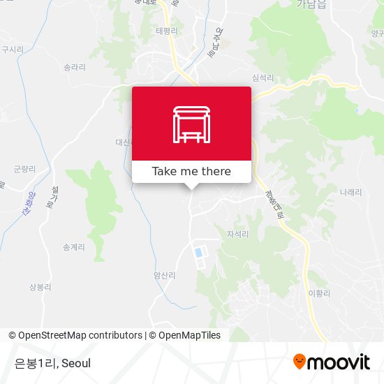 은봉1리 map