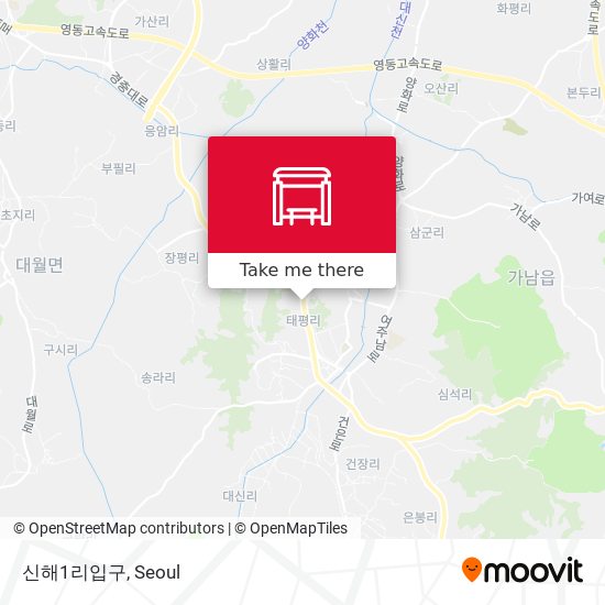신해1리입구 map