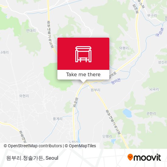 원부리.청솔가든 map