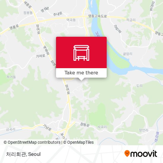 처리회관 map