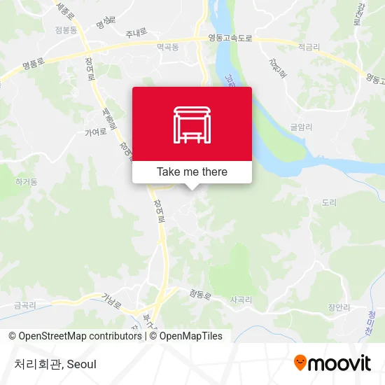 처리회관 map