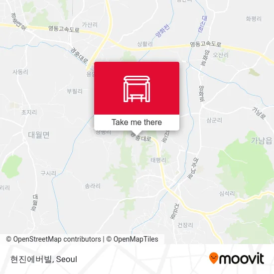 현진에버빌 map