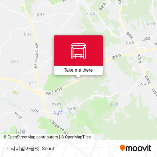 프리미엄아울렛 map