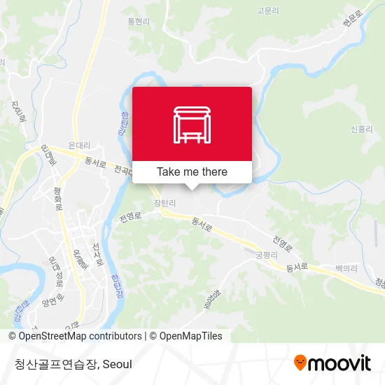 청산골프연습장 map