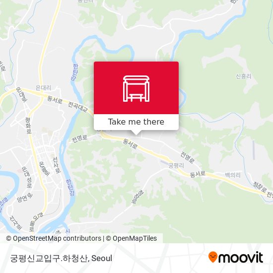 궁평신교입구.하청산 map