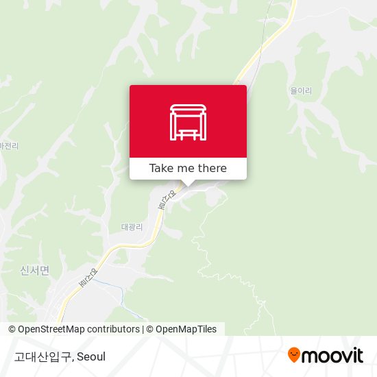 고대산입구 map