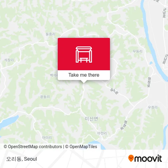 오리동 map