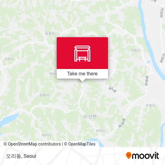 오리동 map