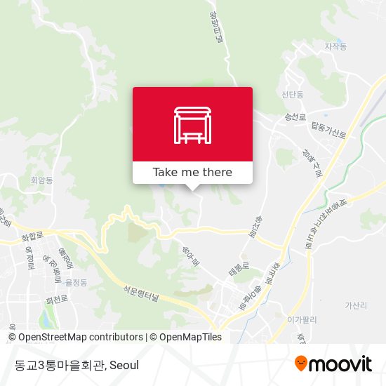 동교3통마을회관 map