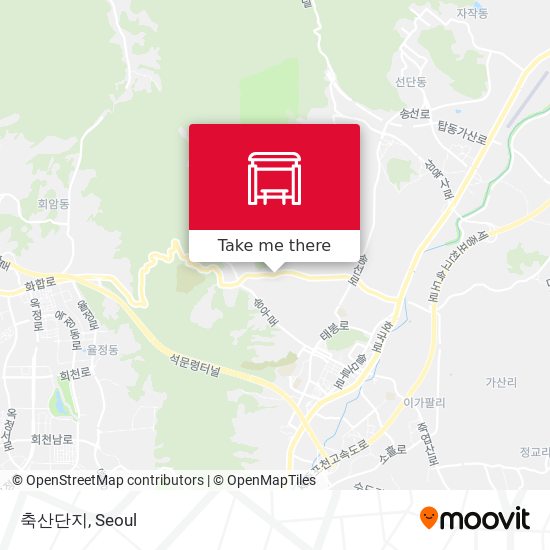 축산단지 map