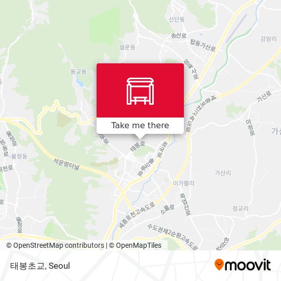 태봉초교 map