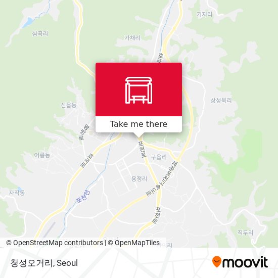 청성오거리 map