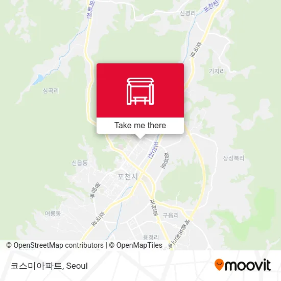 코스미아파트 map