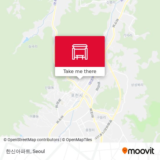 한신아파트 map