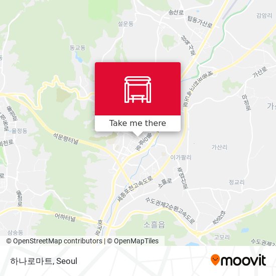 하나로마트 map