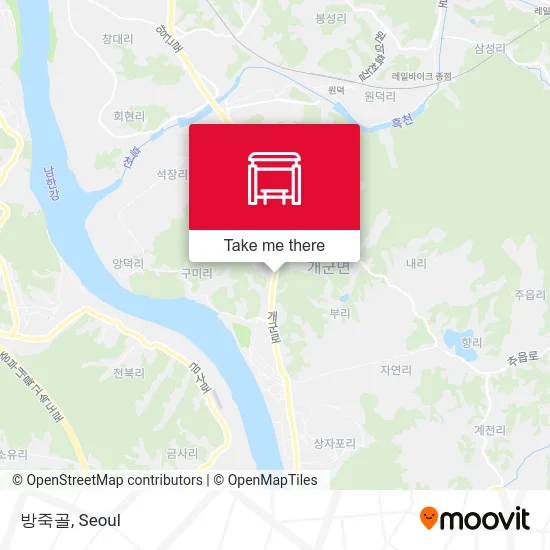 방죽골 map
