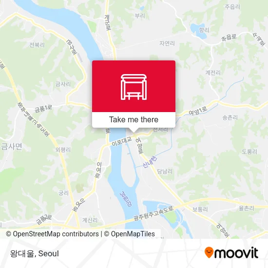 왕대울 map