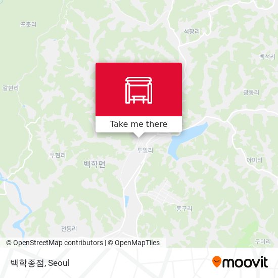 백학종점 map
