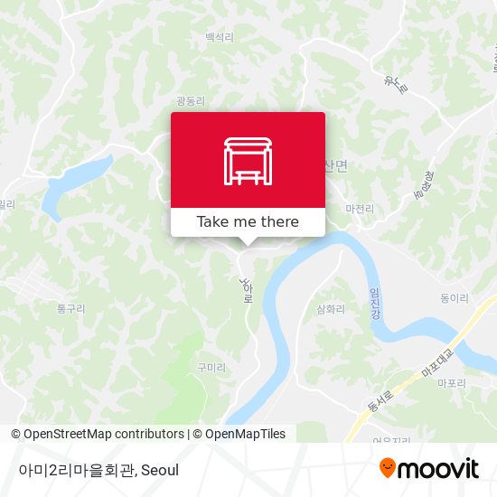 아미2리마을회관 map