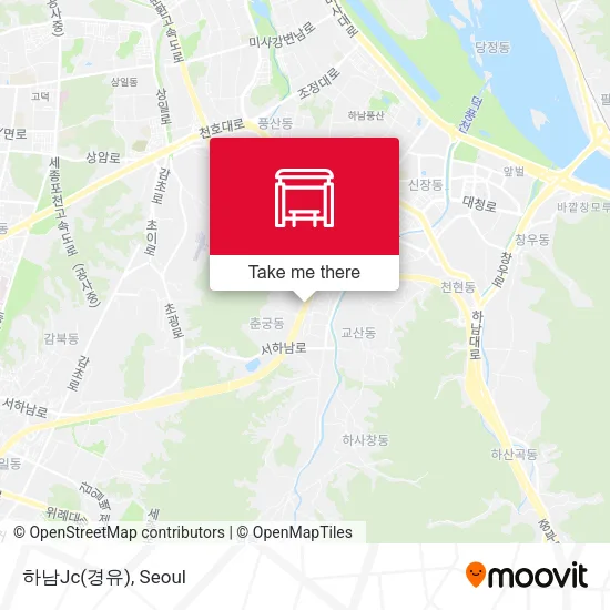 하남Jc(경유) map