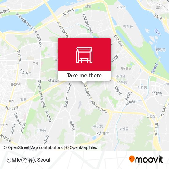 상일Ic(경유) map
