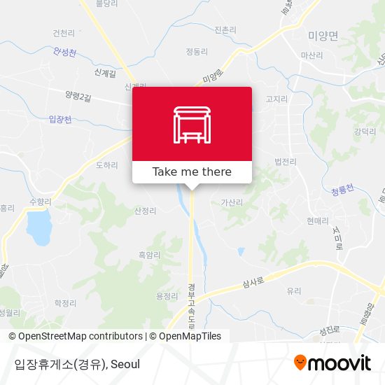 입장휴게소(경유) map