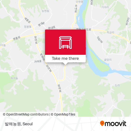 발해농원 map