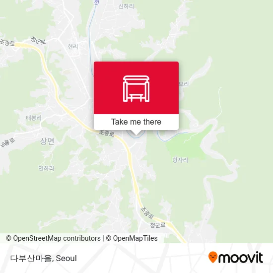 다부산마을 map