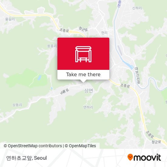 연하초교앞 map