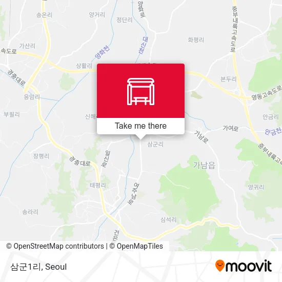 삼군1리 map