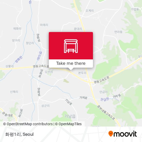 화평1리 map
