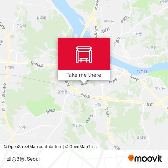월송3통 map